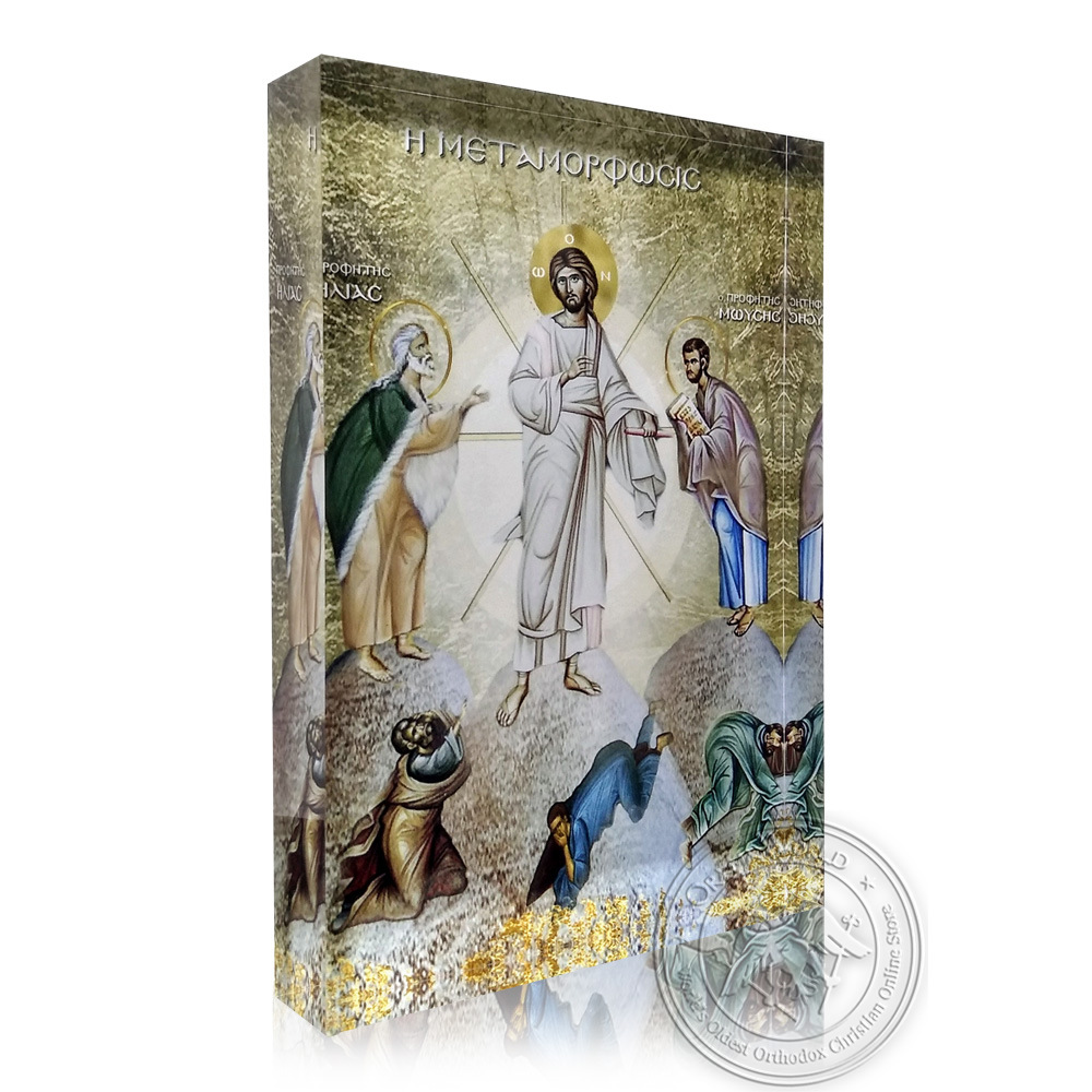 The Transfiguration of the Savior Jesus Christ - Diaphanous Byzantine Icon