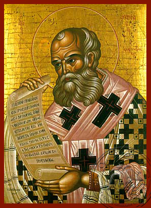 Saint Athanasius the Great, Patriarch of Alexandria - Hand Painted Icon
