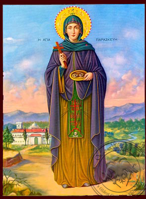 Saint Paraskevi - Nazarene Art Icon
