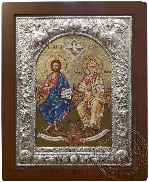 Holy Trinity - Silver Icon