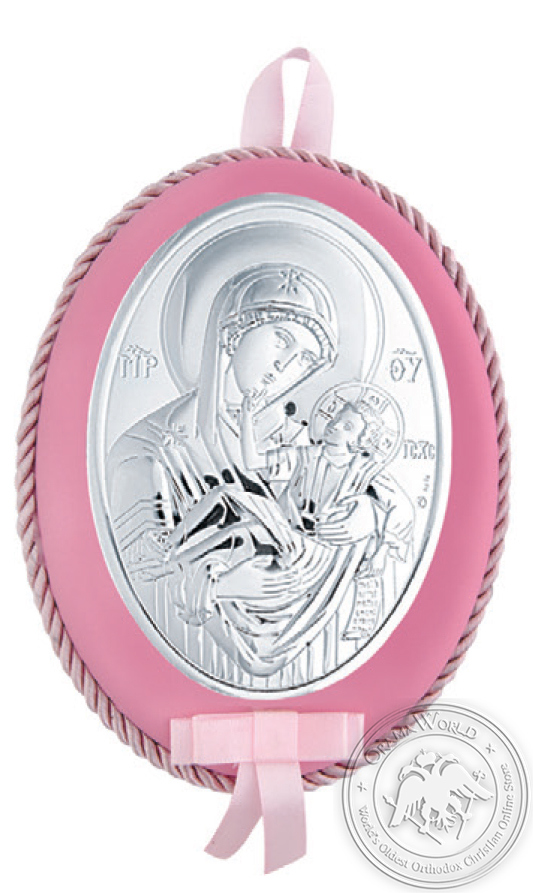 Silver Baby Religious Gift with Music for Girl