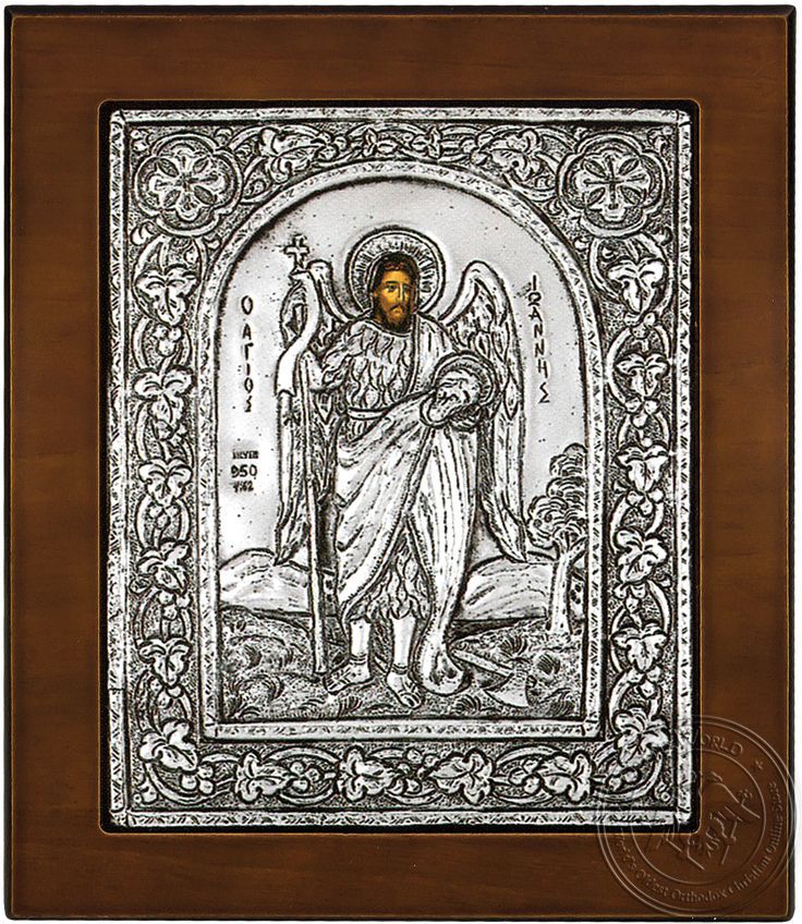 Saint John the Baptist - Silver Icon