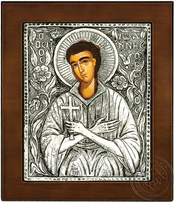 Saint John of Russia - Silver Icon