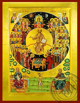 All Saints Divine Chorus - Byzantine Icon