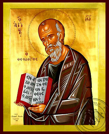 Apostle and Evangelist Saint John the Theologian - Byzantine Icon