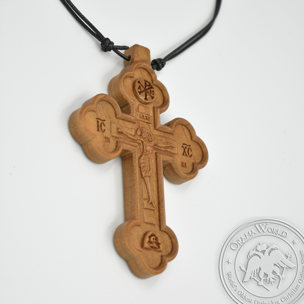 Byzantine Handcrafted Wooden Cross